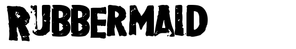 Rubbermaid font preview