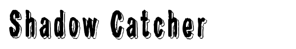 Shadow Catcher font