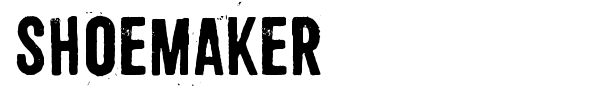 Shoemaker font