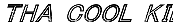 Tha Cool Kidz font preview