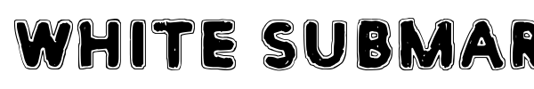 White Submarine font
