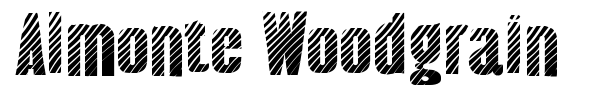 Almonte Woodgrain font