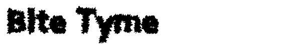 Bite Tyme font