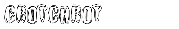 Crotchrot font