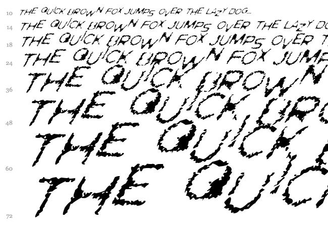 Ghostly Prints font , Fancy - Distorted fonts - Fontzzz.com