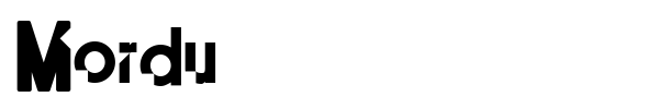 Mordu font