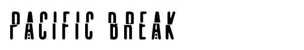 Pacific Break font