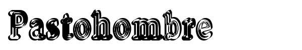 Pastohombre font