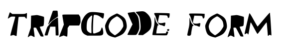 Trapcode Form font