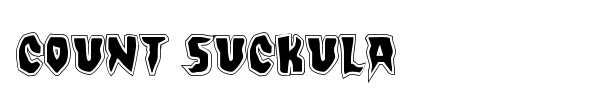 Count Suckula font preview