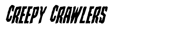 Creepy Crawlers font