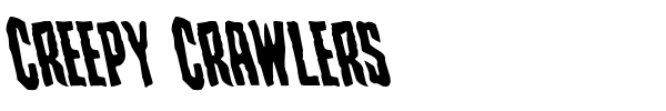 Creepy Crawlers font preview