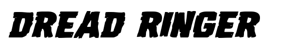 Dread Ringer font preview