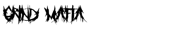Grind Mafia font