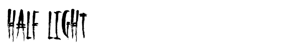 Half Light font