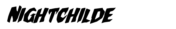 Nightchilde font preview