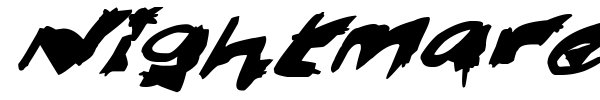 Nightmare Ink font , Fancy - Horror fonts - Fontzzz.com