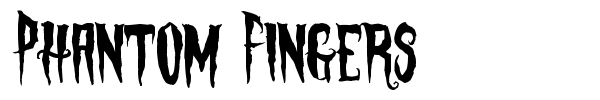 Phantom Fingers font