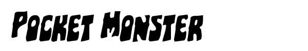 Pocket Monster font