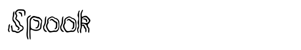 Spook font