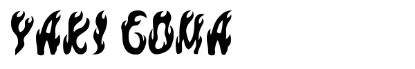 Yaki Goma font