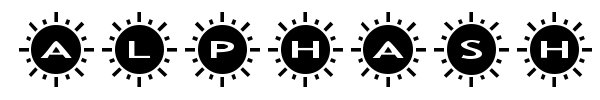 AlphaShapes Sunshine 2 font