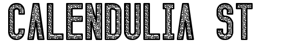 Calendulia St font
