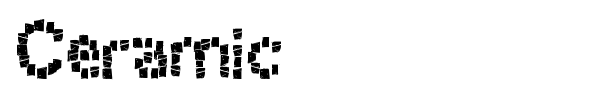 Ceramic font