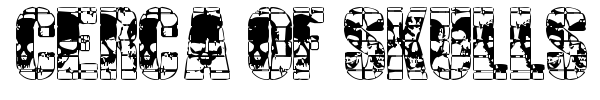 Cerca Of Skulls font