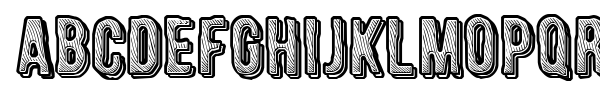 CF Engraved font