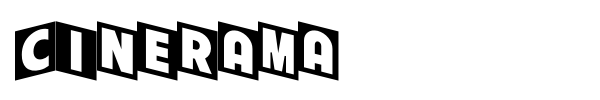 Cinerama font