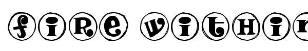 Fire Within font
