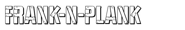 Frank-n-Plank font preview