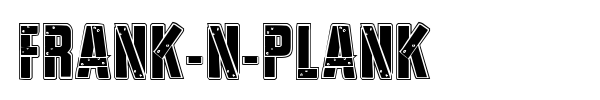 Frank-n-Plank font preview