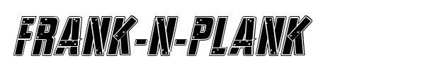 Frank-n-Plank font preview