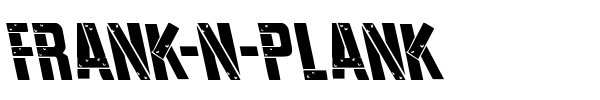 Frank-n-Plank font preview