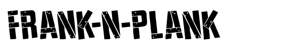 Frank-n-Plank font preview