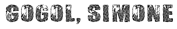 Gogol, Simone & Monroe font