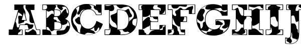 Happy Cow font preview