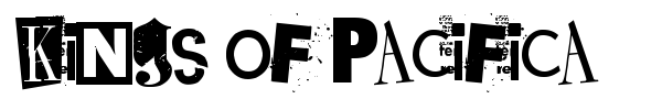 Kings of Pacifica font