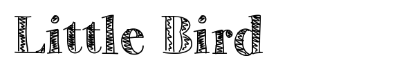 Little Bird font