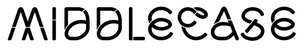 Middlecase font