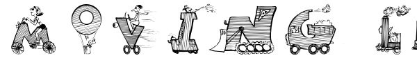 Moving Letters font preview