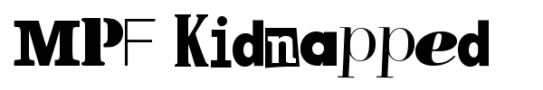 MPF Kidnapped font