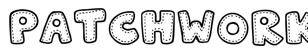 Patchwork Stitchlings font