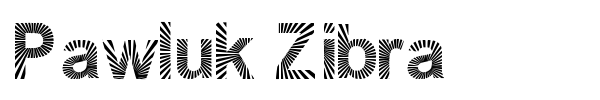 Pawluk Zibra font