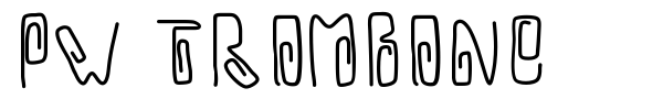 PW Trombone font