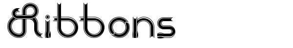 Ribbons font