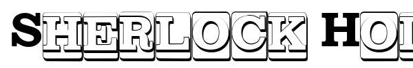 Sherlock Holmes font