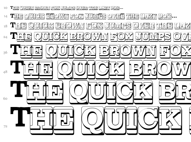 Sherlock Holmes font waterfall